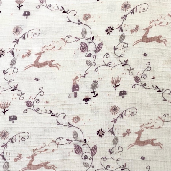 Aden + Anais Once Upon A Time Deer Swaddle Blanket Lovey Organic Muslin Cotton - Picture 2 of 7